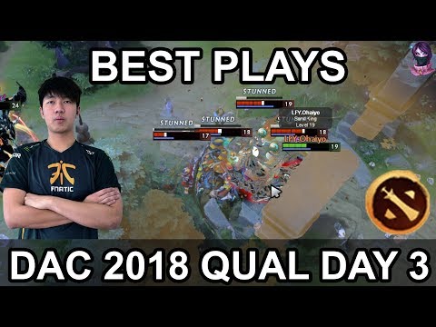 DAC 2018 Major BEST PLAYS Day 3 QUALS Highlights Dota 2 by Time 2 Dota #dota2