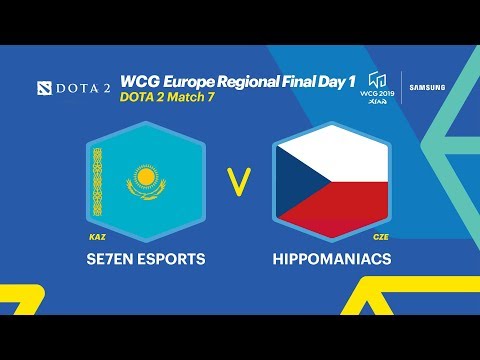 WCG 2019 Xi’an, European Regional Final -  DOTA 2, 7R, Kazakhstan VS Czech Rep.  (ENG)