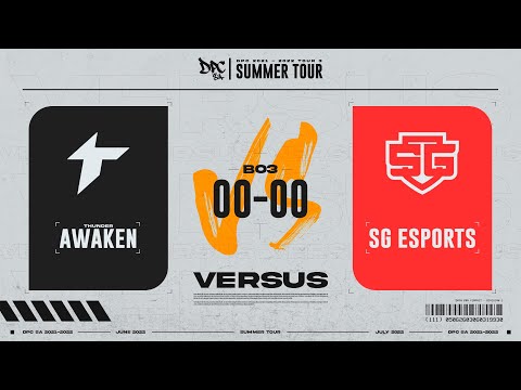 Thunder Awaken vs SG Esports | Game 1 | SA DPC Division 1 | Avo+ & Bowie