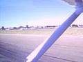 Landing Airplane At Maun International Airport Botswana