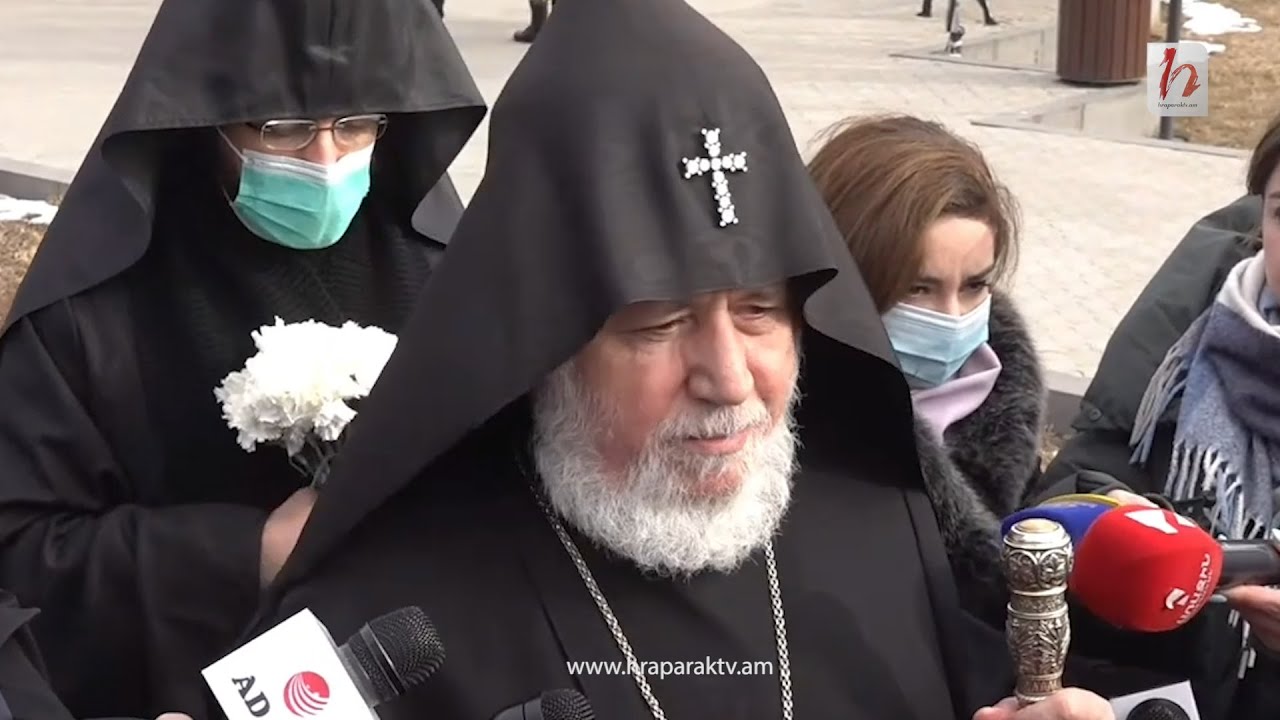 Կաթողիկոսը՝ Քրիստոսի արձանը տեղադրելու մասին