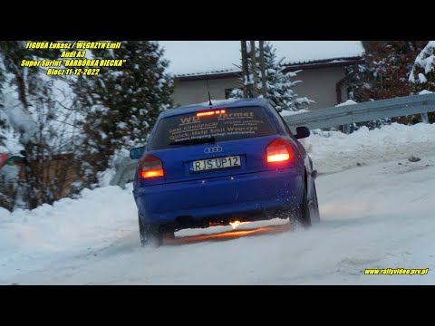 FIGURA Łukasz / WĘGRZYN Emil - Audi A3 - Super Sprint "BARBÓRKA BIECKA" Biecz 11-12-2022