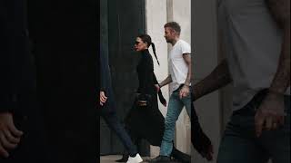 Iconic Moment David and Victoria Beckham at Rick Owens show Paris Fashion Week