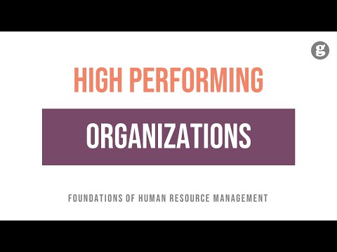 High Performing Organizations