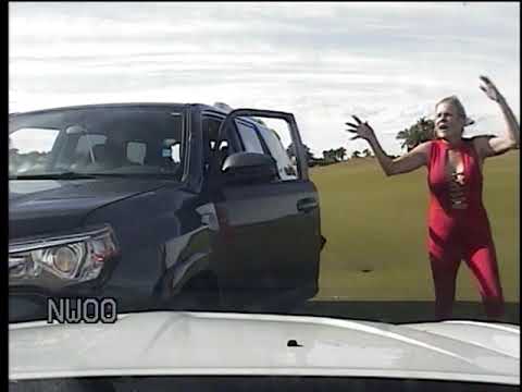Crazy Video Of Police Chasing A Woman Driving Through A Florida Golf Course