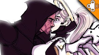 Mercy and Reaper KISS?! - Overwatch Funny & Epic Moments 285 - Highlights Montage