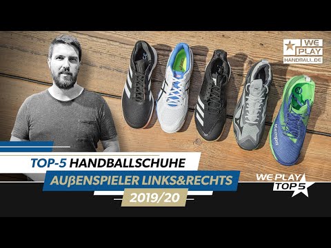 Top-5 Handballschuhe Linksaußen / Rechtsaußen 2019/20