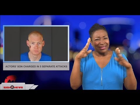 Actors’ son charged in 5 separate attacks (ASL - 6.9.18)