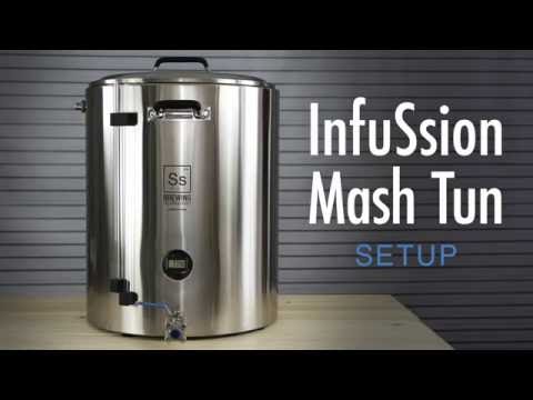 Ss Brew Tech InfuSsion Mash Tun Setup