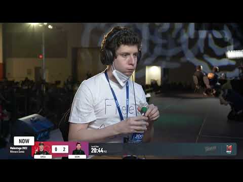 aMSa (Yoshi) vs iBDW (Fox) - Melee Top 8 Winners Semi-Final  - Mainstage 2022