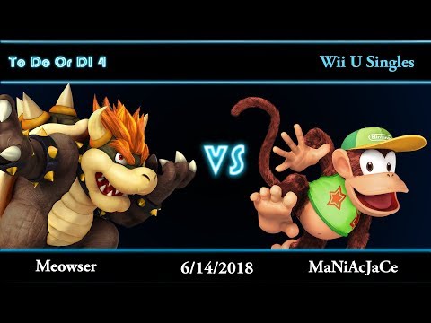 TDODI 4 - Meowser (Bowser) vs MaNiAcJaCe (Diddy Kong)