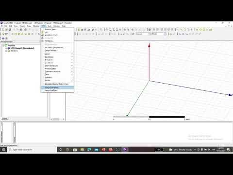 Simulations of Dipole Antennas Using HFSS Software