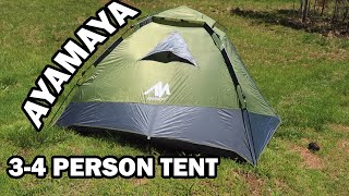 AYAMAYA 3 to 4 Person Pop Up Tent Full Overview