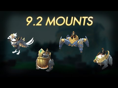 40 NEW MOUNTS IN 9.2 PATCH WORLD OF WARCRAFT PTR NEWS