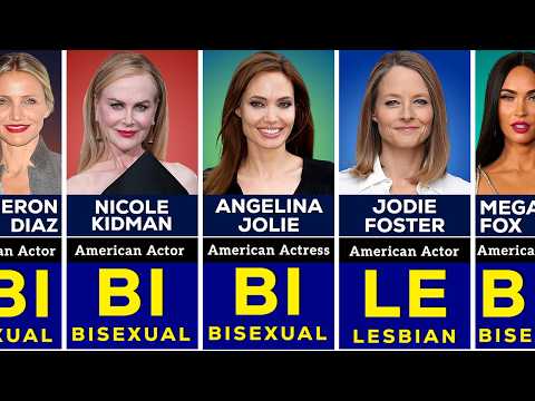 🌈 REAL LESBIAN and BISEXUAL Actresses in Hollywood Revealed!