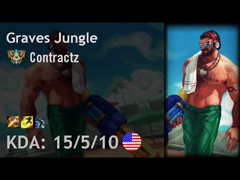 Graves Jungle vs Ivern - Contractz - NA Challenger Patch 7.7