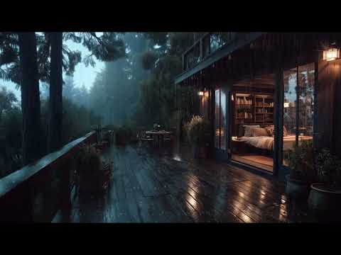 Entspannender Regen für besseren Schlaf | Ruhiger Waldregen für tiefe Entspannung