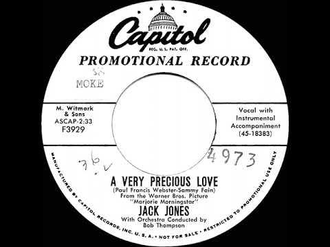 1958 Uncharted 45s: Jack Jones - A Very Precious Love