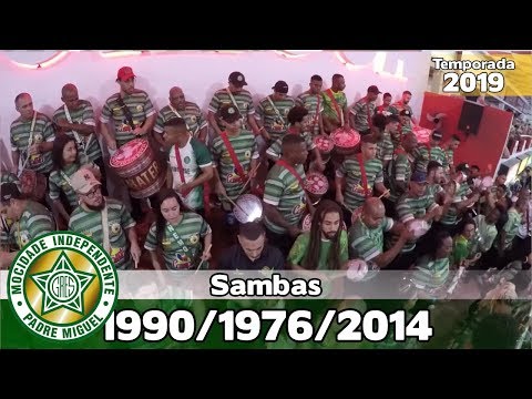 Mocidade 1990, 1976 e 2014 - Bateria no Salgueiro Convida - Apoteose ao vivo - #SC19