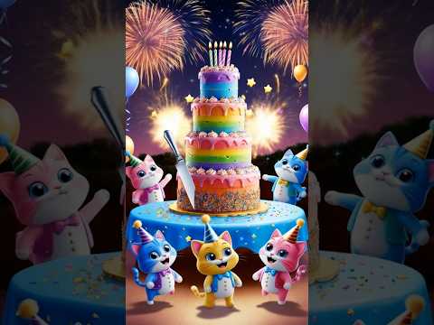 Birthday Special Song 😻🎂 Baby Mere Birthday Pe Goli 🔫 Version #birthdaycelebration #viralshort #cake
