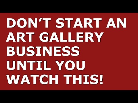 How to Start an Art Gallery Business | Free Art Gallery Business Plan Template Included