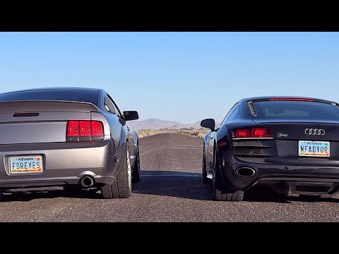 Ich habe einen originalen V10 R8 gekauft. Kann er mit dem Stang mithalten?