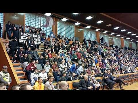 Polufinale Kupa "Mirza Delibašić" u košarci 2022/23,Bosna Sarajevo - Široki Brijeg,ispunjena dvorana