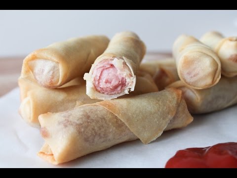 How To Make Sausage Roll Egg Rolls - By One Kitchen Episode 322