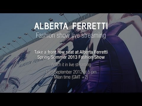 Live from Milan: Alberta Ferretti Spring/Summer 2013 Fashion Show