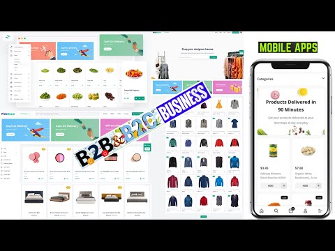 Start B2C & B2B Multi Vendor Web & Apps with Multi Multilang, Multi Location by React, Java, PHP