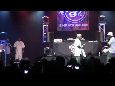 Lil Cease comes out on Black Rob set Salute to Hip Hop Best Buy Theater June 2011