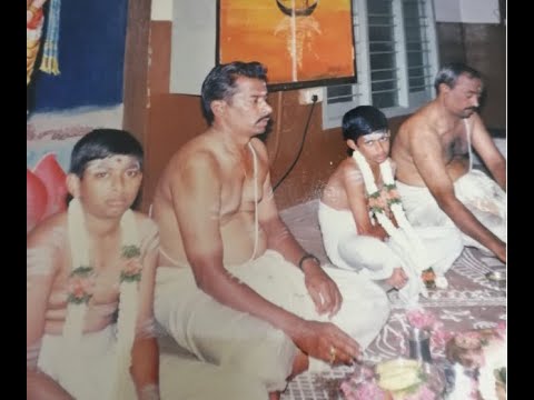 Upanayanam of C.S.Sriram and C.S.Vikas on 7th March 1990
