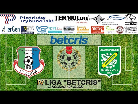 PKS Polonia Piotrków Tryb. - Pogoń Zduńska Wola 1.10.2022