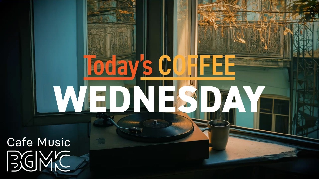 Cafe Music LIVE | Today's COFFEE WEDNESDAY: Smooth Autumn Cafe Jazz for Study & Focus ☕