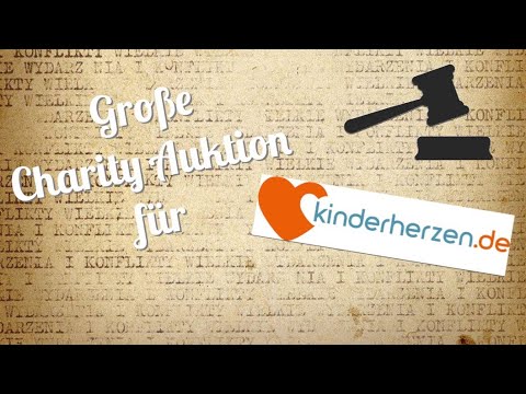 Charity Auktion für Kinderherzen #kinderherzen #charity