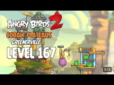 Angry Birds 2 Boss Fight 167! Foreman Pig Level 1173 Walkthrough - iOS, Android | Angry birds2