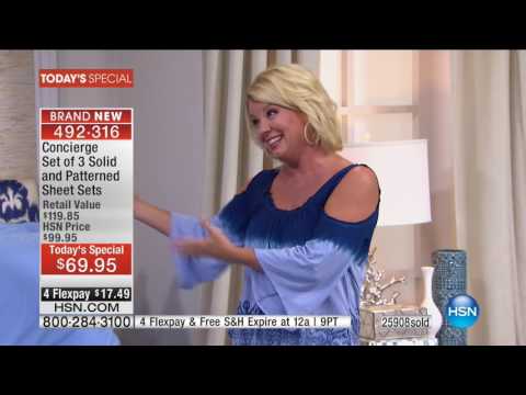 HSN | Concierge Collection Bedding 09.05.2016 - 05 PM
