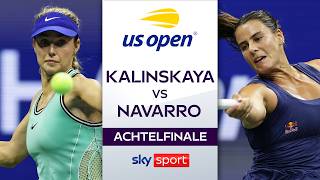 Kalinskaya vs. Navarro 🇺🇸 - Achtelfinale | US Open 2026 | Highlights -