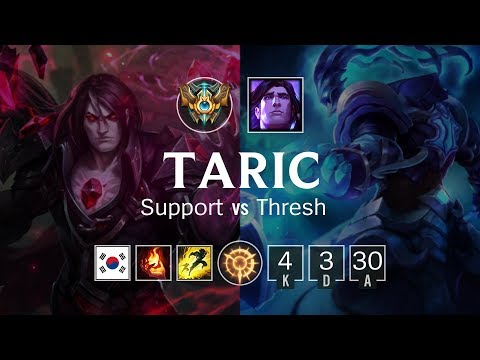 Taric Support vs Thresh - KR Master Patch 8.24