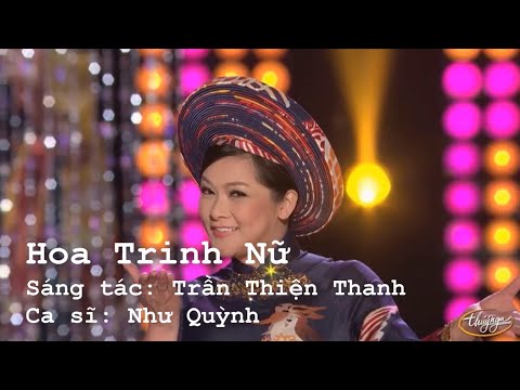Hoa Trinh Nữ Karaoke | Như Quỳnh | beat chuẩn