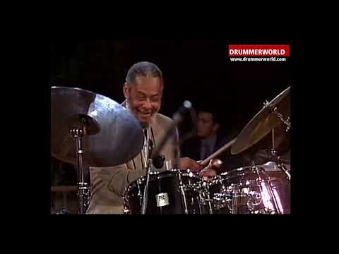 Ben Riley: Trading with Milt Jackson Quartet: from Bags Groove - 1994 - #benriley  #drummerworld