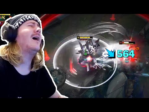 the new project mordekaiser skin is exactly as good as you think it is by looking at my face lmaoo