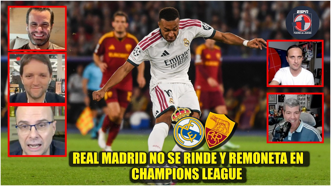 REAL MADRID REMONTA en la CHAMPIONS LEAGUE pero sigue JUGANDO MAL | Fuera De Juego