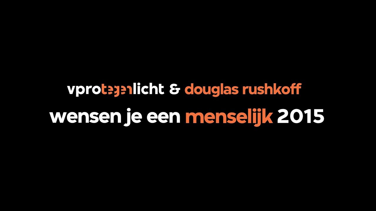 VPRO Tegenlicht & Douglas Rushkoff