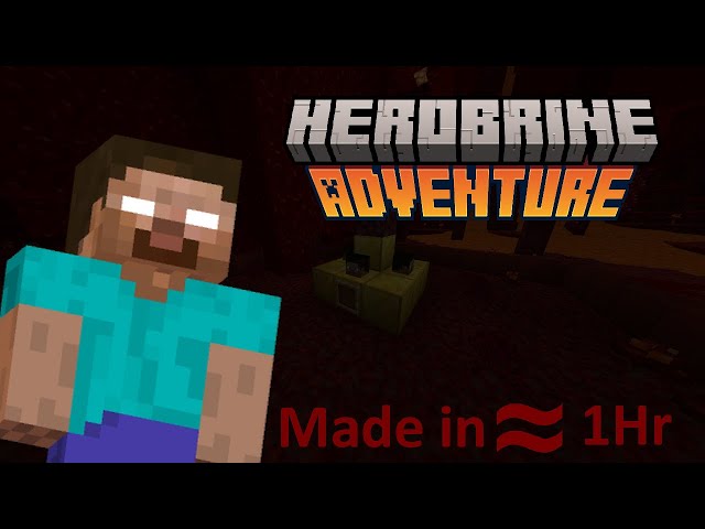 Herobrine adventure - Made in 1 hour Minecraft Map