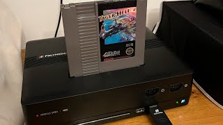 Tiger Heli NES gameplay on the Polymega. 