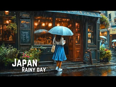 Kyoto Japan: Rain Walking Tour in 4K HDR
