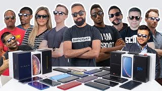 Which SMARTPHONES Do We Use? - YOUTUBER Edition with MKBHD, iJustine, Austin Evans + More