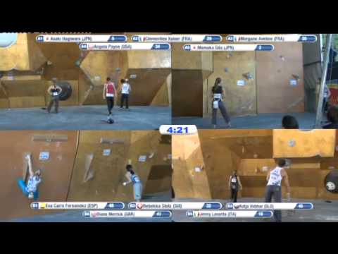 Climbing World Cup 2012 Boulder Log Dragomer, Slo - Boulder Women's Qualifications