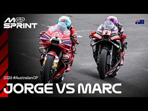 The fight for the title: Martin vs Marquez ⚔️ | 2026 Australian GP